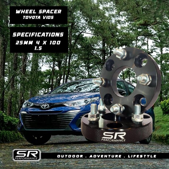WHEEL SPACER TOYOTA VIOS 4H X 25MM 1.5