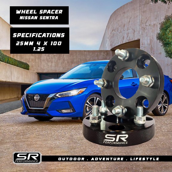 WHEEL SPACER NISSAN SENTRA 4H X 25 MM 1.25