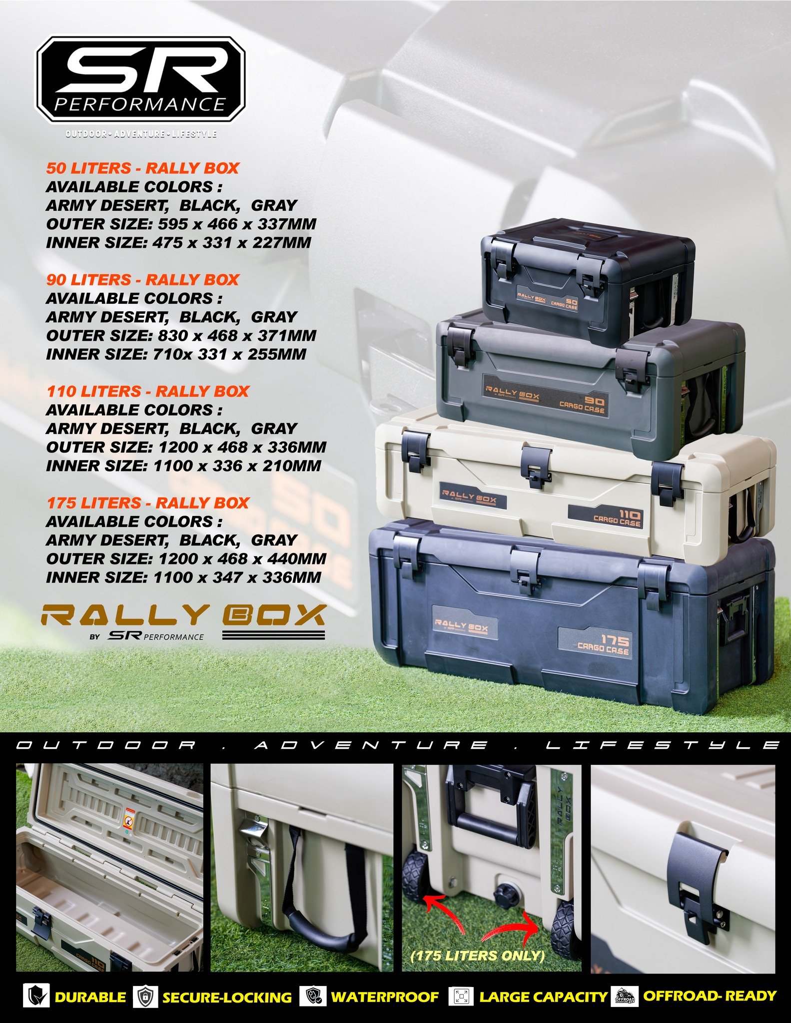 RALLY BOX 50 LITERS