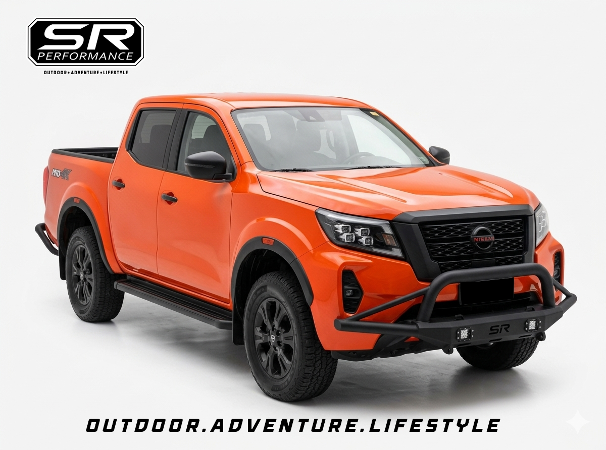 EXTENDED NUDGE BAR NISSAN NAVARA