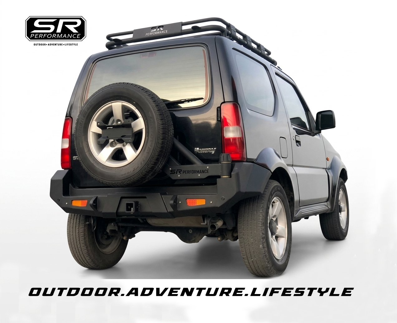 SR AERO SERIES REAR SUZUKI JIMNY JB43 -UP WITH SPARE TIRE CARRIER