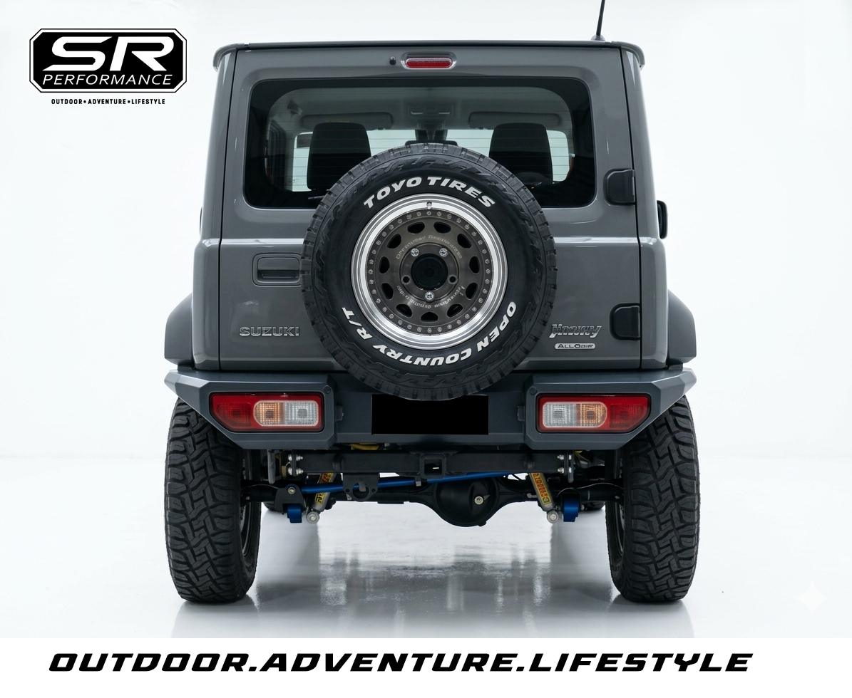 SR AERO SERIES REAR SUZUKI JIMNY JB74 WITH TOW HITCH RECEIVER