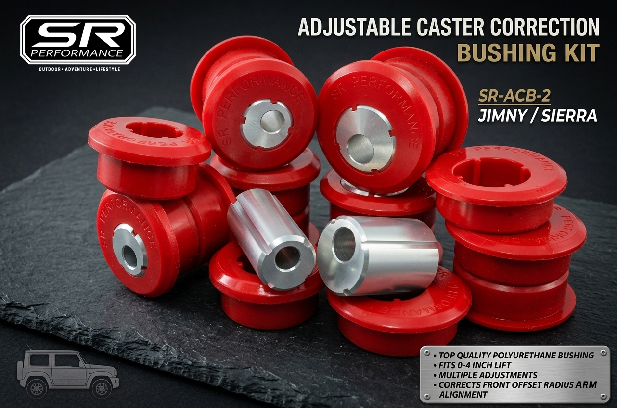 SR ACB-2 ADJUSTABLE CASTER BUSHING JIMNY 1998-UP