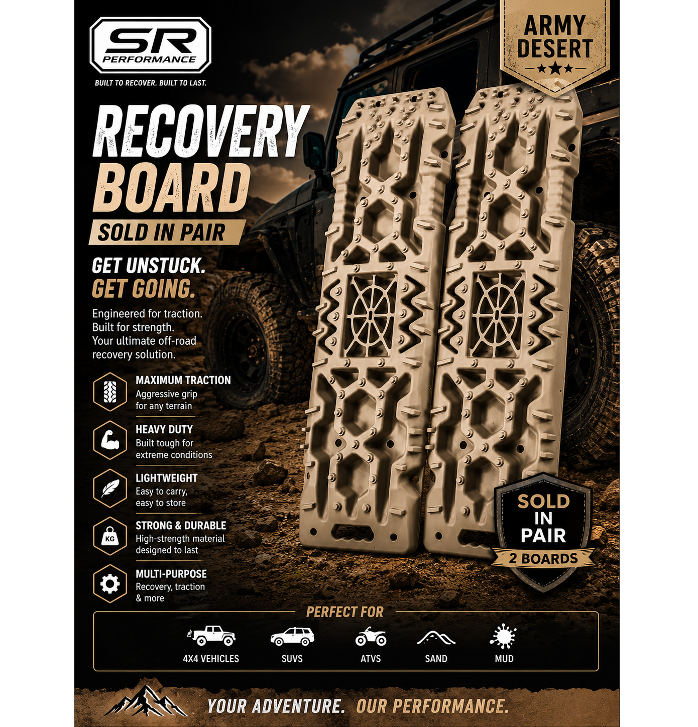 RECOVERY BOARD ARMY DESERT