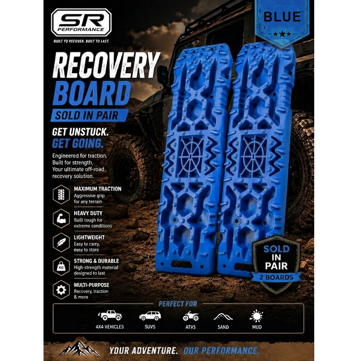 RECOVERY BOARD BLUE