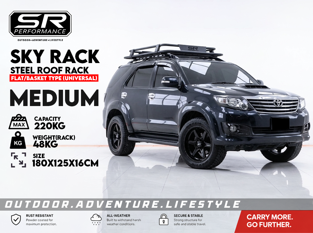 SKY RACK MEDIUM TOYOTA FORTUNER 2011-2015