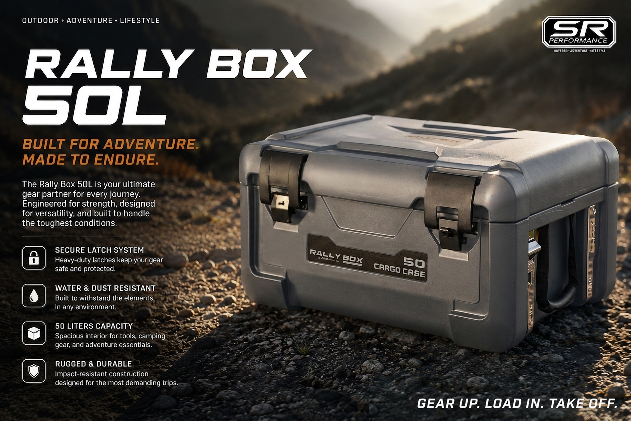 RALLY BOX 50 LITERS GRAY