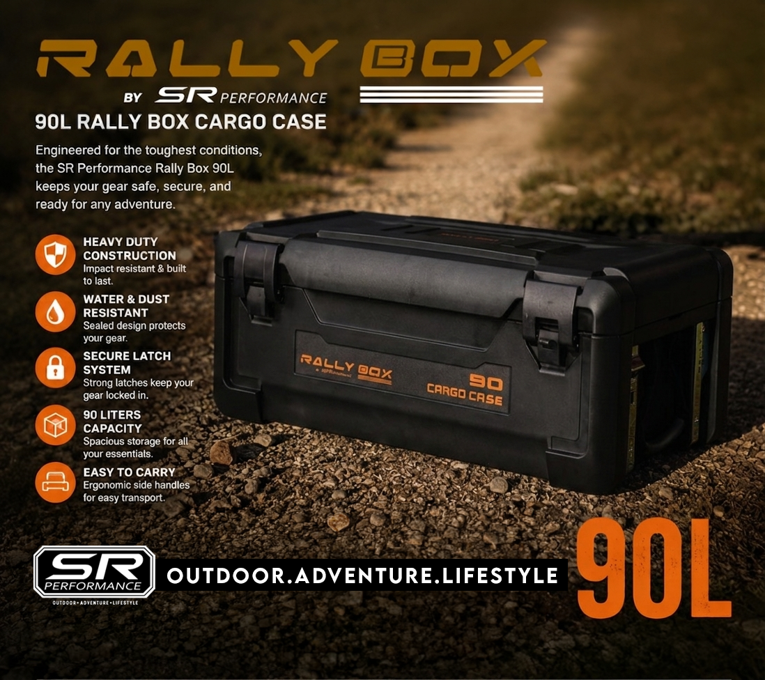 RALLY BOX 90 LITERS BLACK