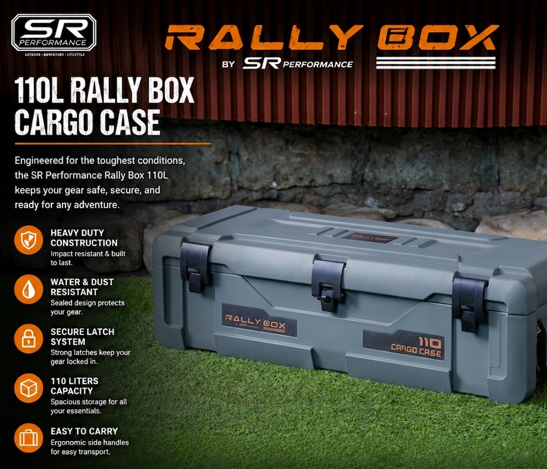 RALLY BOX 110 LITERS GRAY