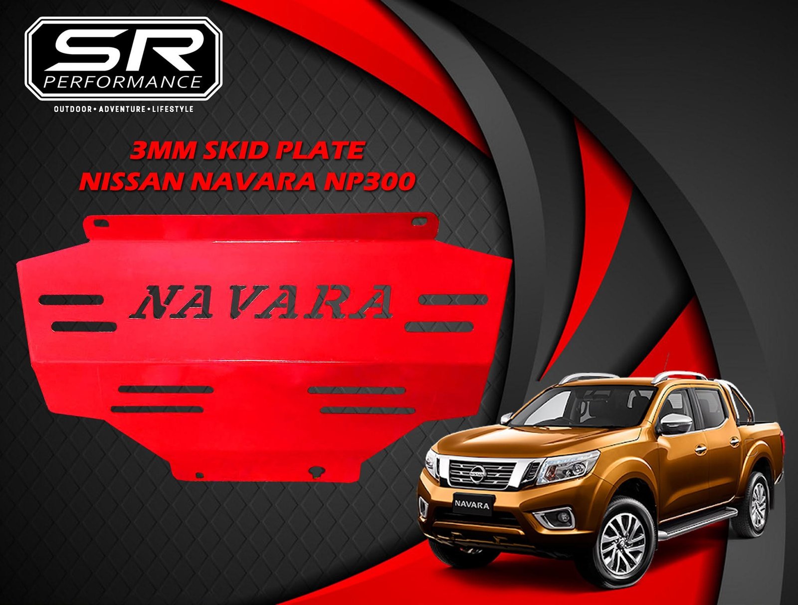 3MM SKID PLATE NISSAN NAVARA NP300