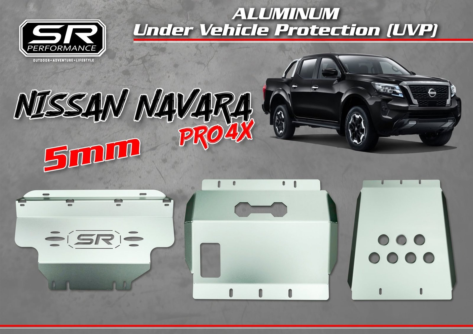 5MM ALUMINUM UVP NISSAN NAVARA PRO4X